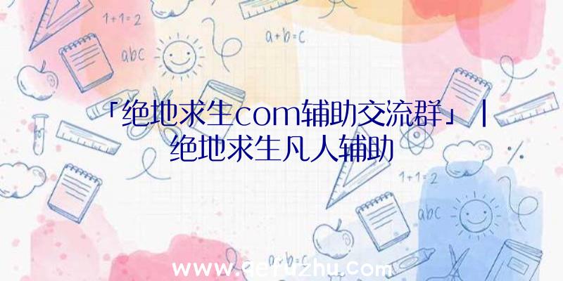 「绝地求生com辅助交流群」|绝地求生凡人辅助